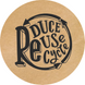 Етикетка кругла ⌀50 мм &laquo;Reduce Reuse Recycle​​​​​​&raquo; (250 шт/рулон)