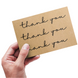 Этикетка крафт 100х150 мм &laquo;Thank You 01​​​​​​&raquo; (100 шт/рулон)