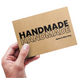Етикетка крафт 100х150 мм &laquo;Handmade 02&raquo; (100 шт/рулон)
