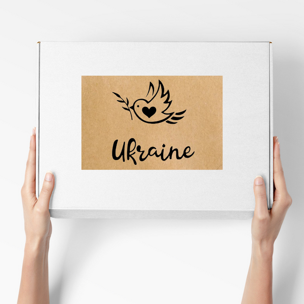 Этикетка крафт 100х150 мм &laquo;Ukraine Bird&raquo; (100 шт/рулон)