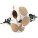 Этикетка круглая 50 мм (2000 шт/рулон) термотрансферная крафт