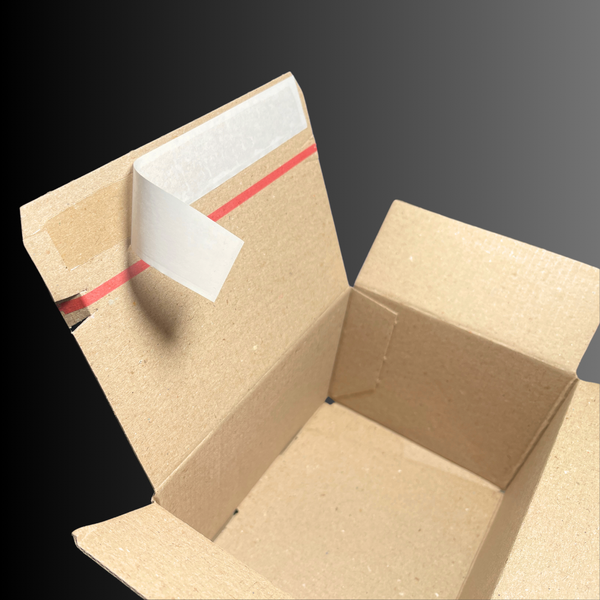 Картонная коробка 240х170х100 мм Smart Box самосборная самоклеющаяся с отрывной лентой