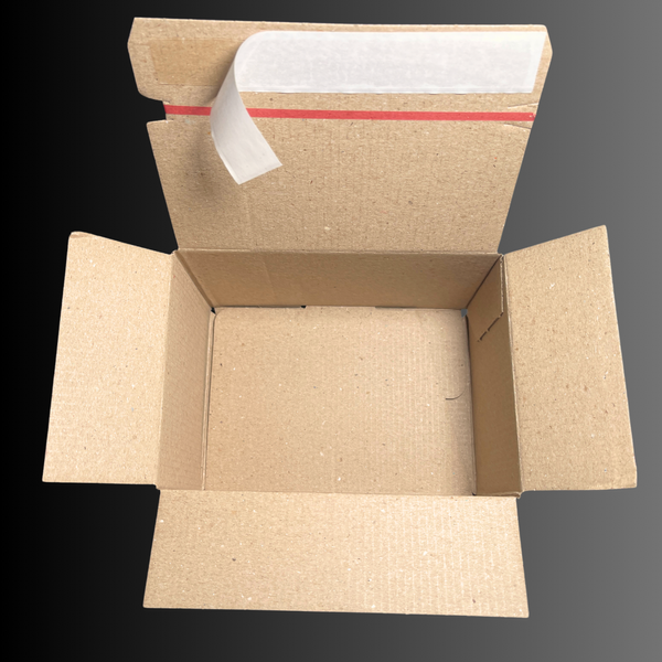 Картонная коробка 240х170х100 мм Smart Box самосборная самоклеющаяся с отрывной лентой