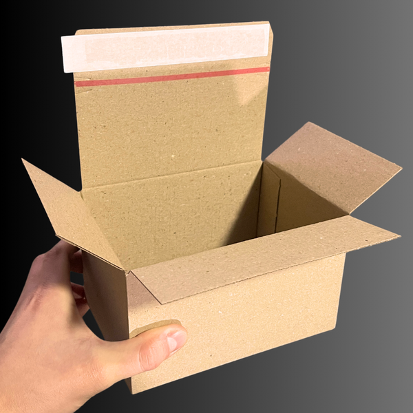 Картонная коробка 240х170х100 мм Smart Box самосборная самоклеющаяся с отрывной лентой
