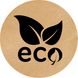 Етикетка кругла ⌀50 мм &laquo;Eco 01&raquo; (250 шт/рулон)