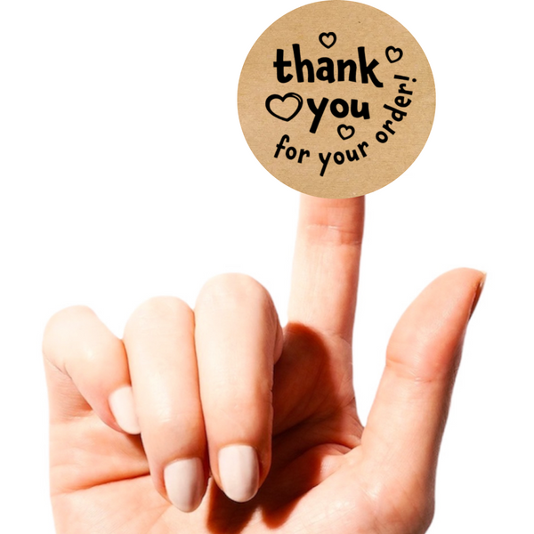 Етикетка кругла ⌀50 мм &laquo;Thank You 17&raquo; (250 шт/рулон)